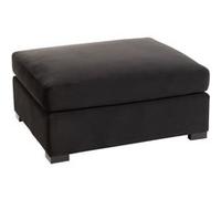 Pouf bois noir h.60cm