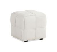 Pouf Tabouret rembourré Tissu Bouclé Pouf Salon Repose Pieds Siège Pouf carré Repose Jambes