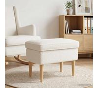 Pouf Bouclé Tabouret Sièges d'intérieur moderne pour Salon compact vidaXL vidaXL