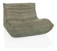 Pouf / Canapé de sol SITZOLO Tissu pétrole hjh LIVING Sauge G