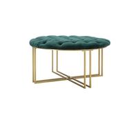 Paris prix Pouf capitonné velours - Vert