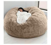 Pouf Classique De Luxe Housse pour Adultes Grands Poufs Moelleux avec Salon Sièges Moelleux Extra Larges pour Adultes (sans Remplissage)
