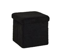 Pouf coffre carré MOKA - FACTORY - Vert 38x38 cm