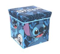Pouf Coffre de rangement à jouets Lilo & Stitch chambre enfant Disney banc et malle Box