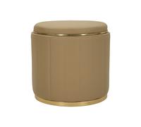 Pouf Coffre Design "London" 46cm Marron
