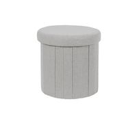 Pouf Coffre Pliable "Pills" 38cm Gris