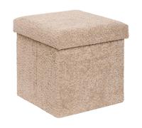 Créateur d'intérieur - Pouf Coffre Pliable "Soana" 38cm Taupe