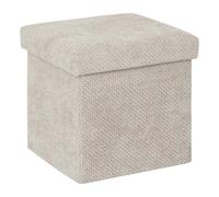 Pouf pliable compatible Mix'N'Modul beige 31x31cm - 5five