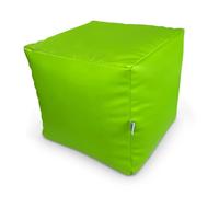 Natalia Spzoo Pouf Cube pour s’asseoir ou Jouer, Une Repose-Pied, Ultra Leger (céladon)