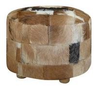 VidaXL Pouf Rond - Multicolore