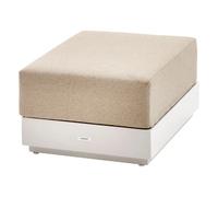 Pouf de jardin en aluminium ALLURE - Avoine