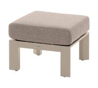 Pouf de jardin ÉVASION Argile Aluminium traité époxy, Oléfine Hespéride