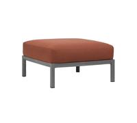 NARDI pouf pour l'extérieur MAXIMO (Basalte / Cannelle - Fibre de verre régénérée, polypropylène et tissu Sunbrella hydrofuge)