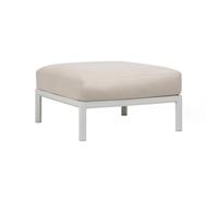 NARDI pouf pour l'extérieur MAXIMO (Ple / Perle - Fibre de verre régénérée, polypropylène et tissu Sunbrella hydrofuge)