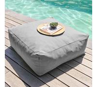 Pouf de jardin pour canapé modulable gris - Oviala Mixi