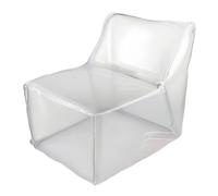 Pouf de rangement imperméable et réutilisable pour animal en peluche | Pouf de rangement transparent en peluche pour enfants, adultes, chambre à coucher, dortoir, canapé, lit, sol
