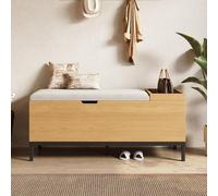 Pouf de rangement moderne, au design multifonctionnel et offrant un confort d'assise optimal