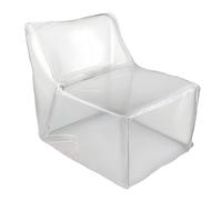 Pouf de rangement pour peluches Housse organisatrice de en peluche douce | Grande housse transparente pour pouf à peluches Pour adulte bébés chambre déco dortoir canapé lit lecture