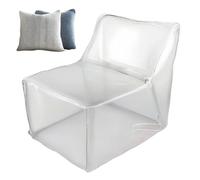 Pouf de rangement pour peluches Organisateur imperméable réutilisable | Pouf transparent organiseur doudous Pour adulte bébés chambre déco dortoir canapé lit lecture