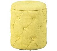 Vente-unique Pouf-coffre Elio Jaune