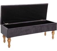 Pouf de salon pliable avec espace de rangement