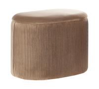 Pouf de Style Glamour avec Espace de Rangement Pratique 41 cm Richland