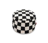 Pouf D'échecs Fatboy Point Teddy Noir et Écru