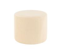 Paris prix Pouf rond velours - Crème