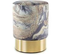 Paris prix Pouf rond moderne - Bleu clair