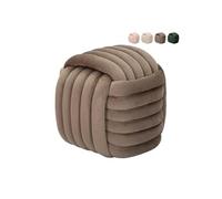 Pouf en tissu Softy - Gris