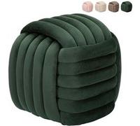 Mauro Ferretti Pouf Softy en tissu Vert