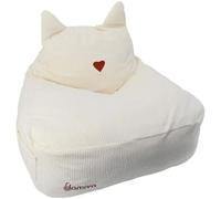 Pouf - Domiva - Honey Moon - Velours Côtelé - Doux Et Moelleux - Oreilles De Félin Multicolore