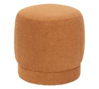 Atmosphera - Pouf Bouclette amea Orange d39cm
