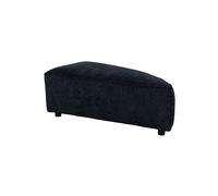 Pouf en tissu bleu, 1 place, élément droit, fixe, forme triangulaire - Zuiver, Hunter element - 100x60x38 cm