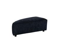 Pouf en tissu bleu, élément gauche, 1 place, modulable, triangulaire - Zuiver, Hunter element - 100x60x38 cm