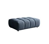 Pouf en tissu bouclette Bleu 120x60x40