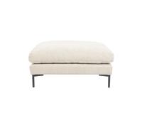 Pouf en tissu crème Summer