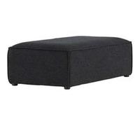 Venture Home Pouf Gillholmen en tissu Noir