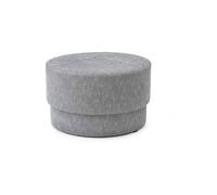 Pouf en tissu gris Silo