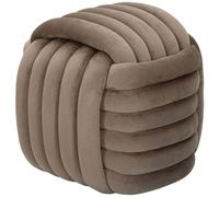 Pouf en tissu Softy - Gris