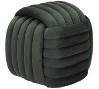 Mauro Ferretti Pouf Softy en tissu Vert