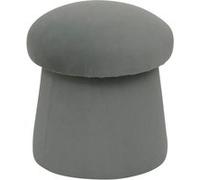 Pouf en velours 40 cm coloris céladon Noa Atmosphera Vert G