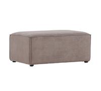 Pouf en Velours Côtelé "Gillholmen" 92cm Marron