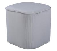 Paris prix Pouf velours côtelé - Gris