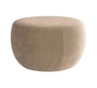 Vente-unique - Pouf en Velours Taupe SIRAYO