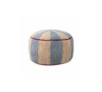 Bloomingville Charoline pouf Ø44 cm Bleu-blanc-rouge