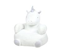 Pouf pour la chambre d'enfant en forme de licorne, 45 x 45 cm