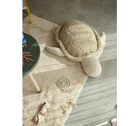 Pouf Enfant En Coton Mrs. Turtle Olive, Naturel TU