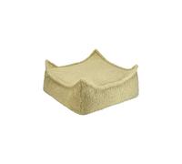 Pouf Enfant Ottoman Carré - Coussin De Sol Déhoussable En Teddy Matcha TU