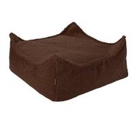 Pouf Enfant Ottoman Carré - Coussin De Sol Déhoussable En Teddy Warm Hazel TU